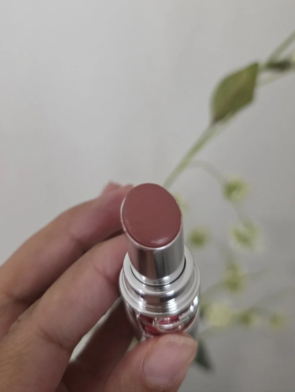 YSL Loveshine Candy Glaze Lip Gloss Stick #15 Showcasing Nude